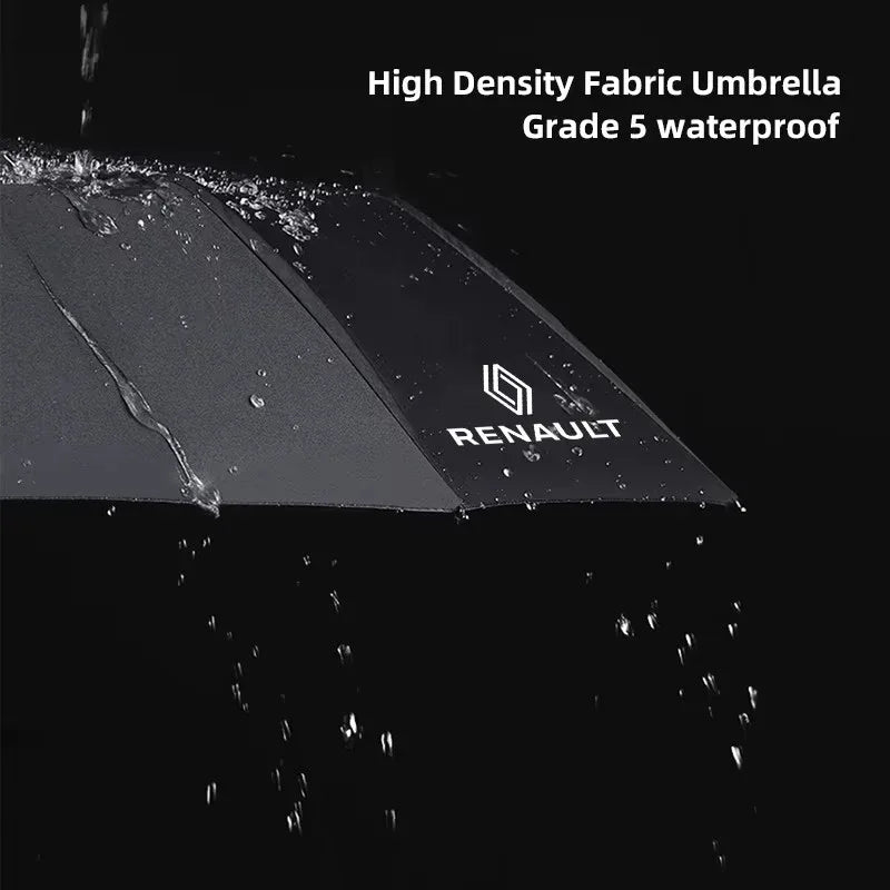 2026 Automatic Folding Car Umbrella Sunshade & Interior Stickers for Renault QM6 - 