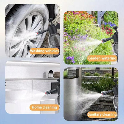 2L Thickened Foam Car Wash Manual Pressure Spray Bottle Large Capacity Water Gu - 