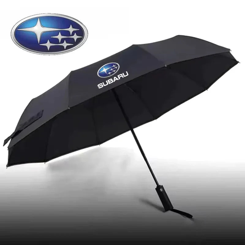 Auto Folding Windproof Sunshade Umbrella for Subaru BRZ WRX XV Forester Outback - 