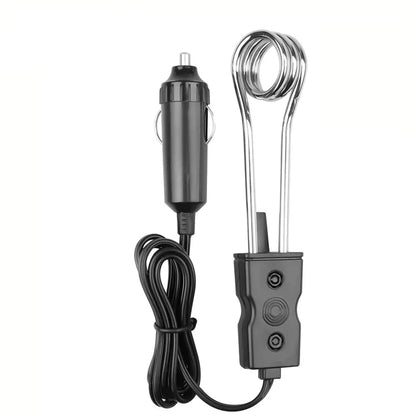 12V 24V Car Immersion Heater Electric Water Tea Coffee Warmer Portable Auto - 12V