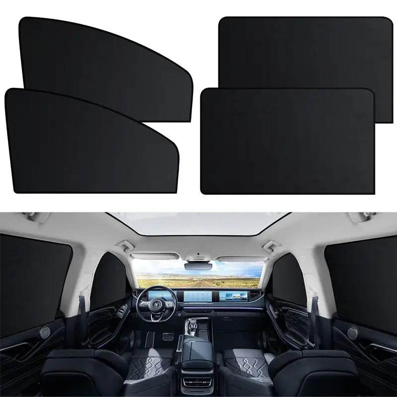 Universal Car Sunshade Set - Translucent Mesh