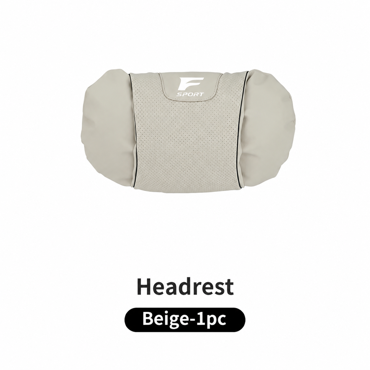 F Sport Car Seat Headrest & Lumbar Support Pillow Set