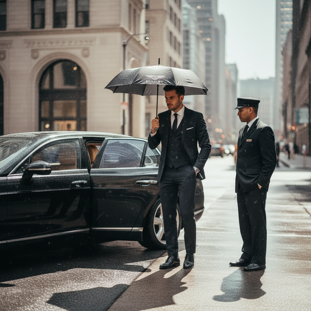 Bentley Branded Fully Automatic Umbrella