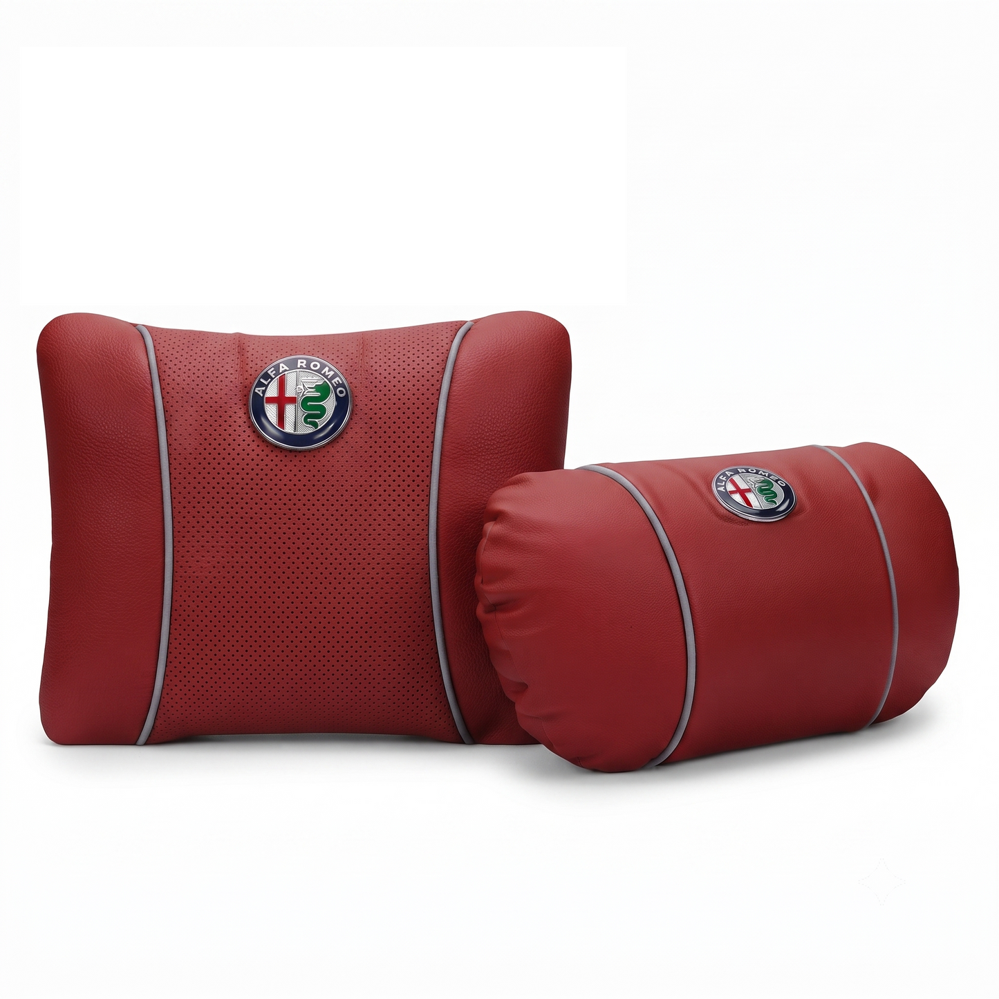 Alfa Romeo Car Neck Pillow & Lumbar Support Cushion