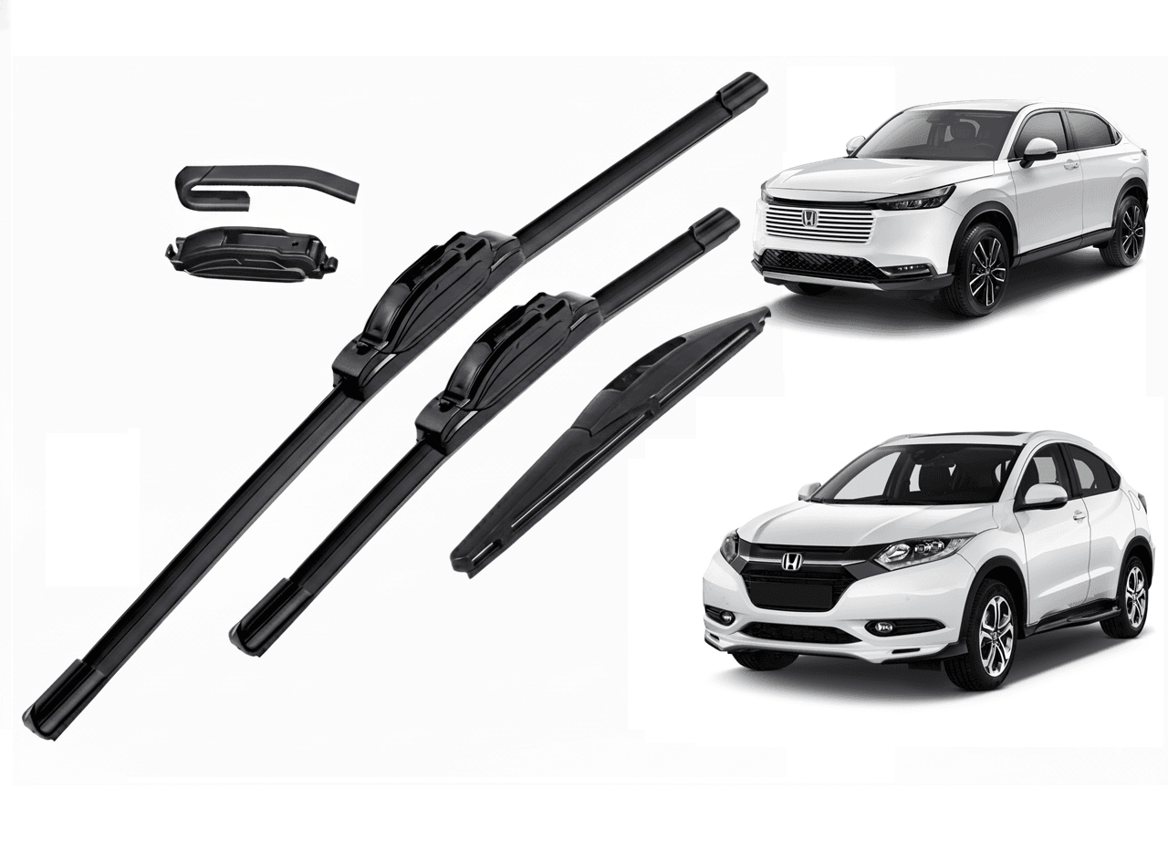 Honda Vezel Wiper Blades Set – Front & Rear (26"/18"/10")