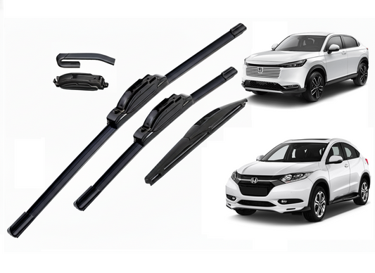 Honda Vezel Wiper Blades Set – Front & Rear (26"/18"/10")
