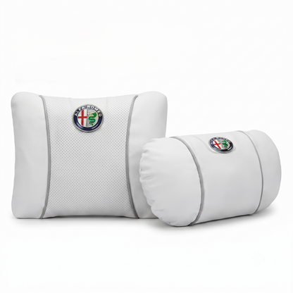Alfa Romeo Car Neck Pillow & Lumbar Support Cushion