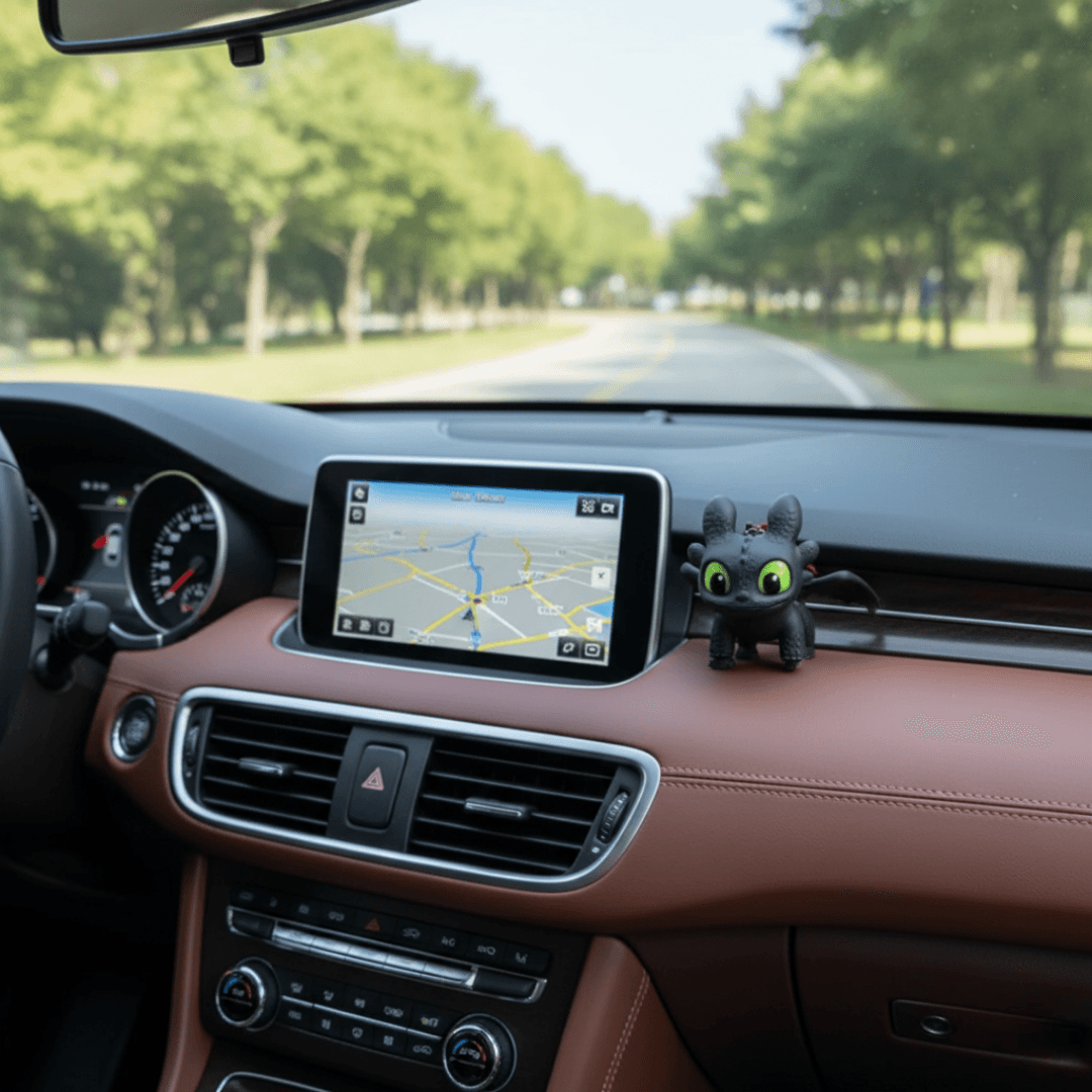 Light Up Night Fury Keychain – Glowing Dragon - 