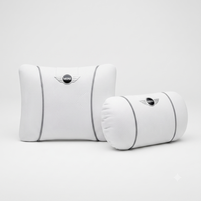 MINI Cooper Car Neck Pillow & Lumbar Support Cushion