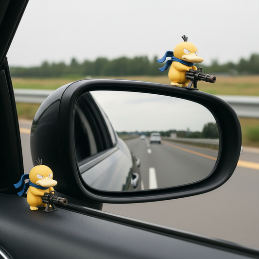 Pokemon Psyduck Gatling Gun Anime Figure