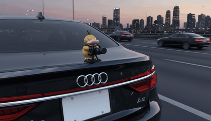 Pokemon Psyduck Gatling Gun Anime Figure