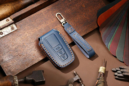 Toyota Leather Car Key Fob Cover – Camry, Corolla, RAV4 & More