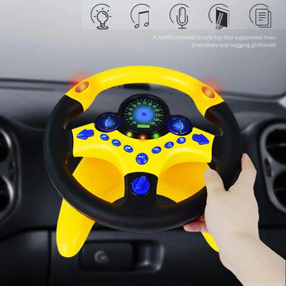 Steering Wheel Toy – Interactive Light & Sound Driving Simulation Toy
