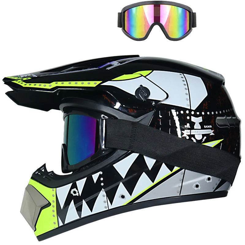 Kids Off-Road Motorcycle Helmet - 41 / L