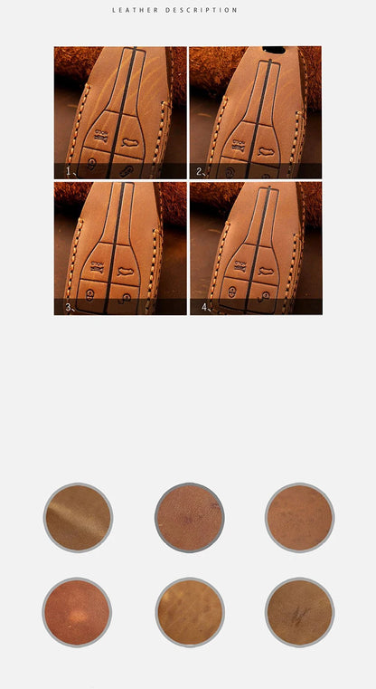 Toyota Leather Car Key Fob Cover – Camry, Corolla, RAV4 & More