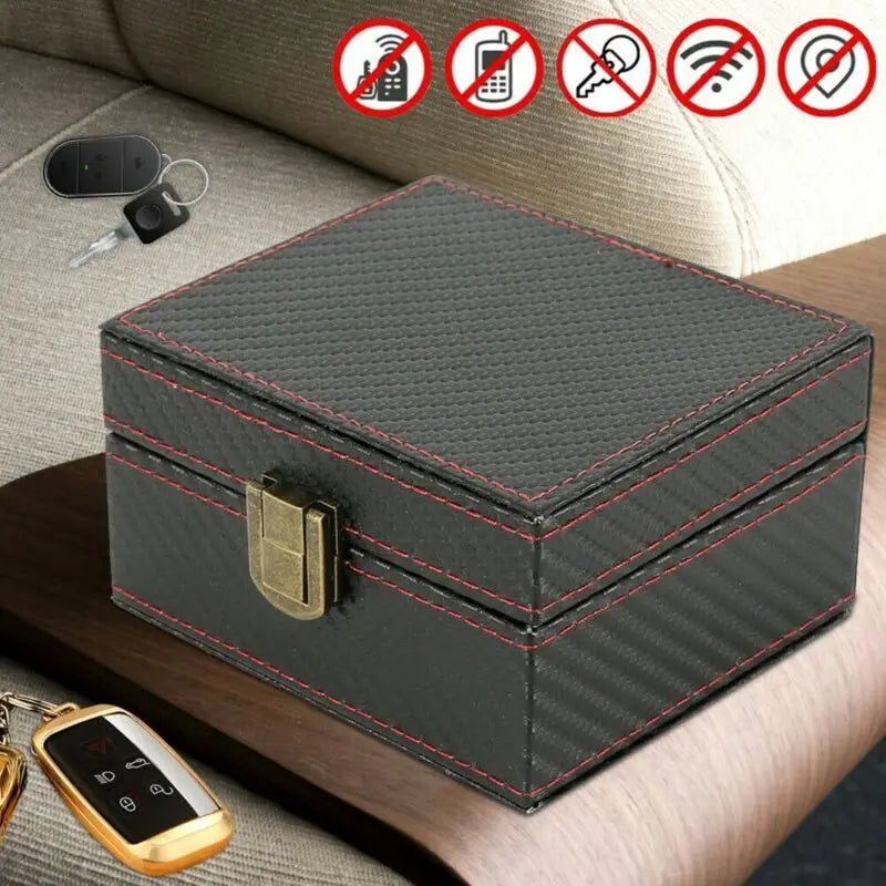 Faraday Box Car Key Signal Blocker - RFID Blocking Phone Protector