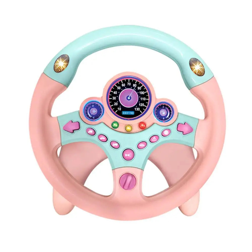Steering Wheel Toy – Interactive Light & Sound Driving Simulation Toy