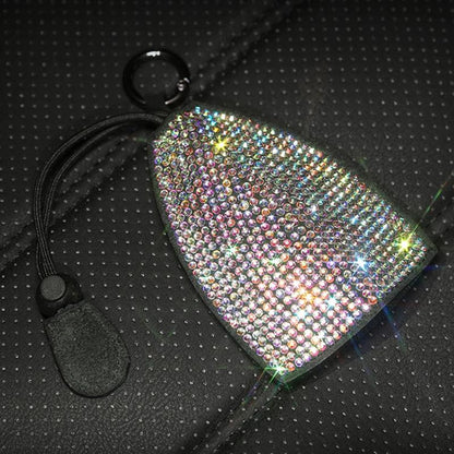Diamond Crystal Car Key Chain Cover - Bling Rhinestone Keyring Holder