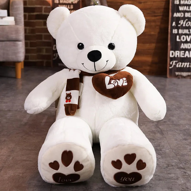 Teddy Bear Plush Toy – Stuffed Animal with Scarf