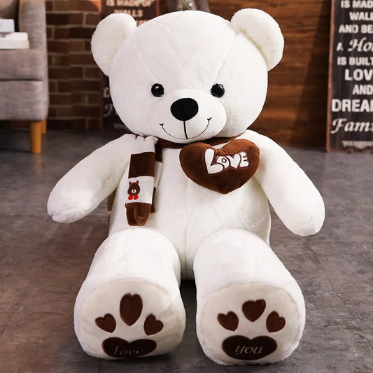 Teddy Bear Plush Toy – Stuffed Animal with Scarf