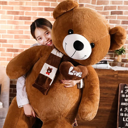 Teddy Bear Plush Toy – Stuffed Animal with Scarf