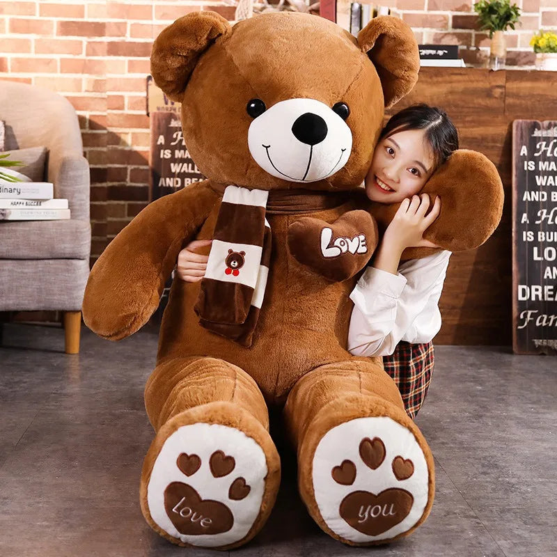 Teddy Bear Plush Toy – Stuffed Animal with Scarf