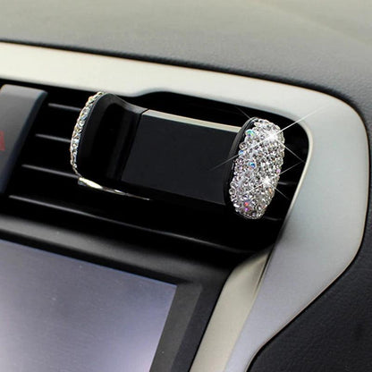 Crystal Rhinestone 360° Universal Car Phone Holder Dashboard Vent
