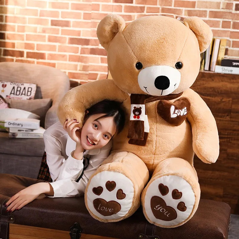 Teddy Bear Plush Toy – Stuffed Animal with Scarf
