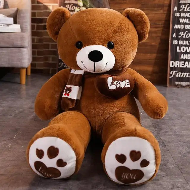 Teddy Bear Plush Toy – Stuffed Animal with Scarf
