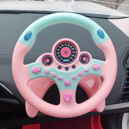 Steering Wheel Toy – Interactive Light & Sound Driving Simulation Toy