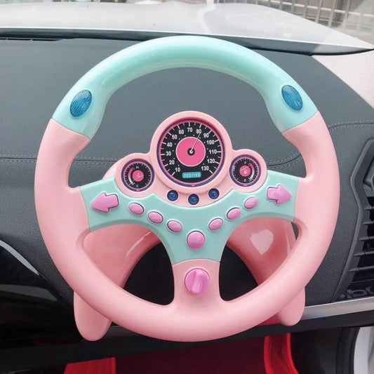 Steering Wheel Toy – Interactive Light & Sound Driving Simulation Toy