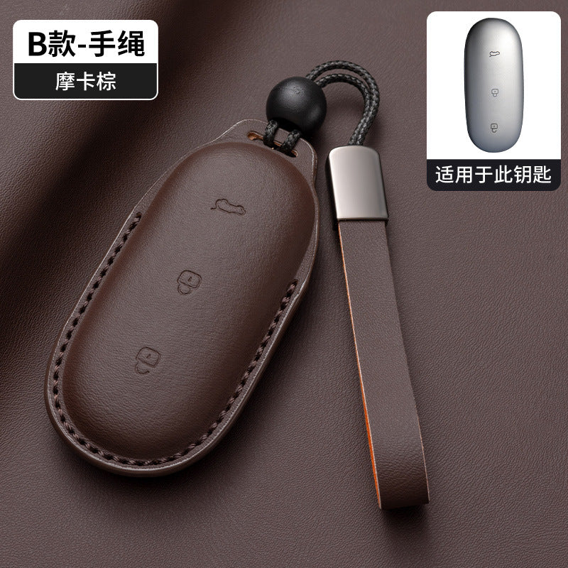 Li Auto L6 L7 L8 L9 Key Cover – Black Protective Car Key Case