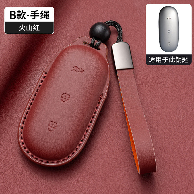 Li Auto L6 L7 L8 L9 Key Cover – Black Protective Car Key Case