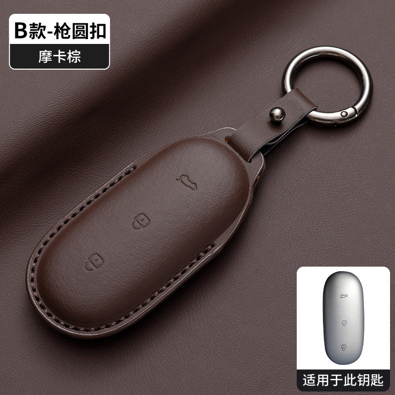 Li Auto L6 L7 L8 L9 Key Cover – Black Protective Car Key Case