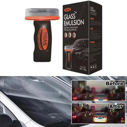 100g Car Glass Oil Film Remover - Windshield Mirror Cleaner Stain