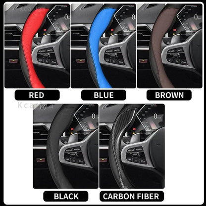 Genesis Round Leather Steering Wheel Cover
