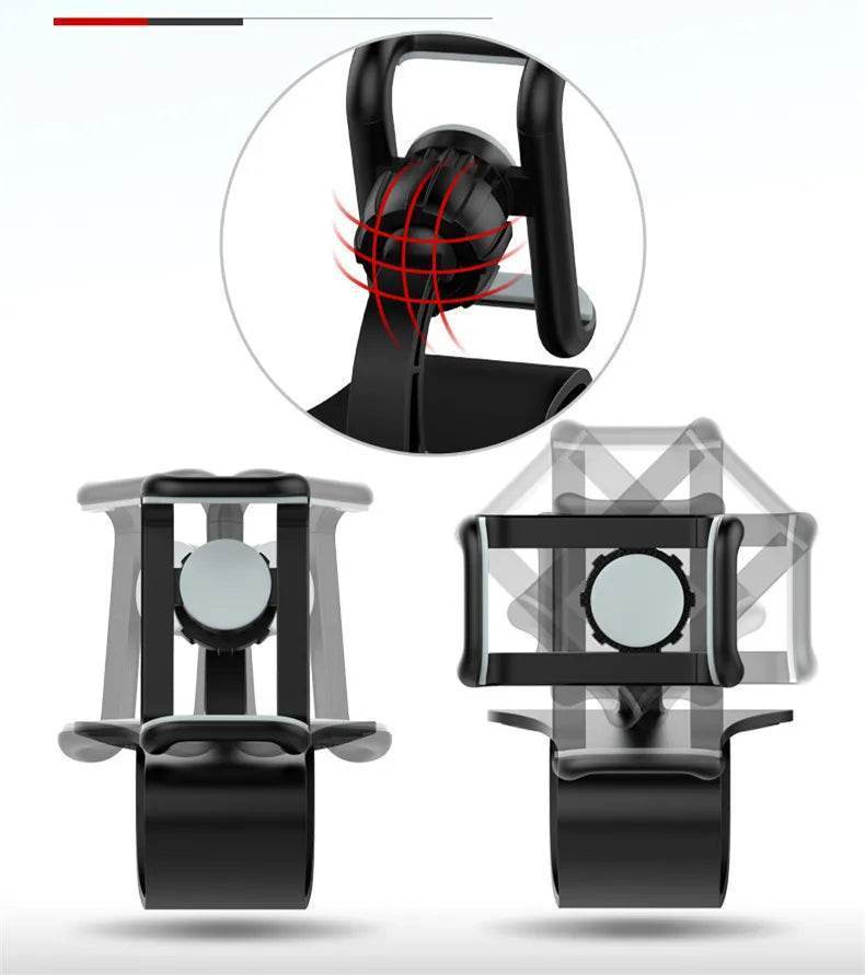360° Rotatable Car Phone Holder – Universal Dashboard & Windshield Mount Stand - 