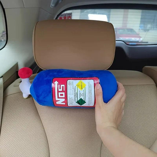 Cylindrical Car Neck Pillow Headrest Support - Universal Auto