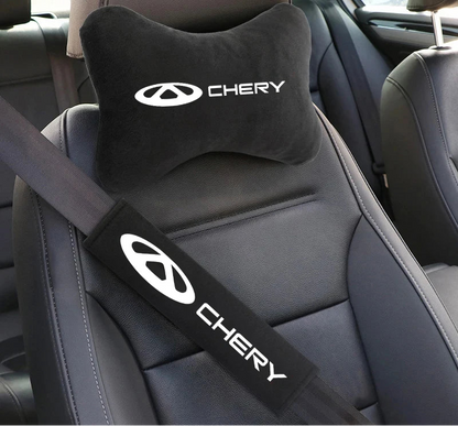 Chery Car Neck Pillow & Seat Belt Shoulder Pad