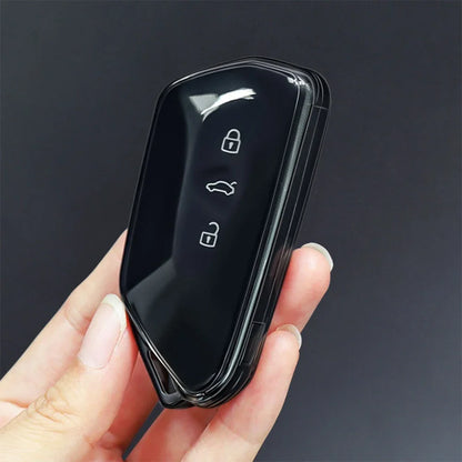 VW Golf 8 & ID.3 ID.4 TPU Key Fob Cover with Keychain