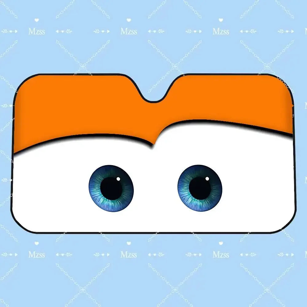 Lightning McQueen Car Windshield Sunshade UV Protection Cover - F