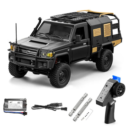 MN82 Series RC Pickup Truck – 4WD Off-Road Climbing Car - MN82 Red-1B