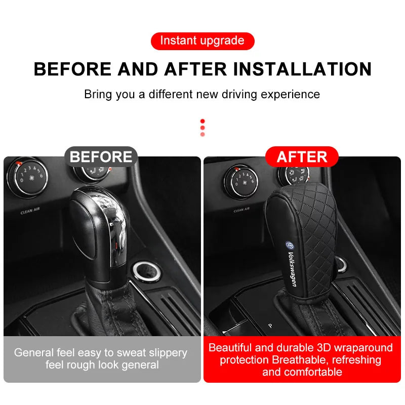 Volkswagen PU Leather Gear Shift Cover