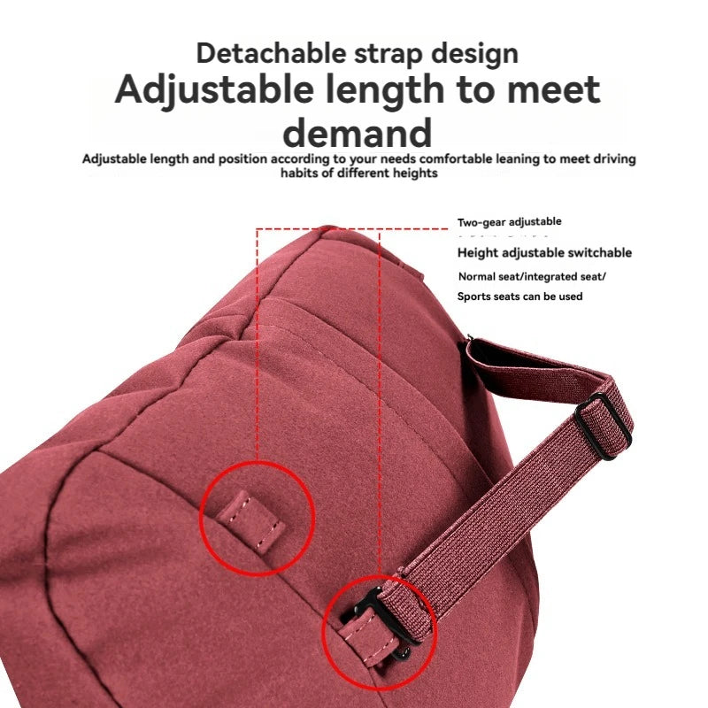 Changan AVATR Suede Headrest & Lumbar Support Cushion