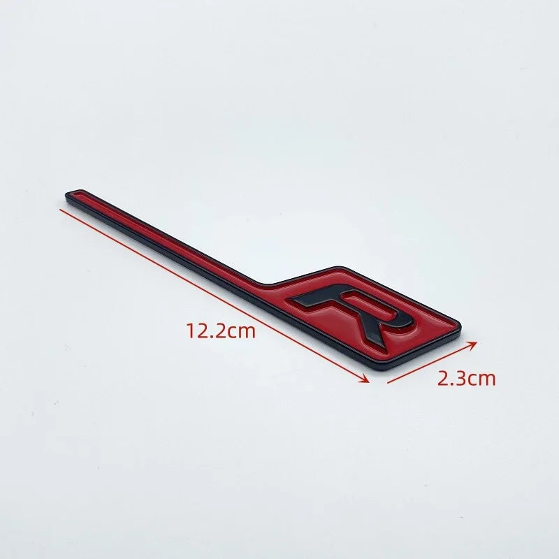 Mercedes GLS R Letters Badge - Red Black  R