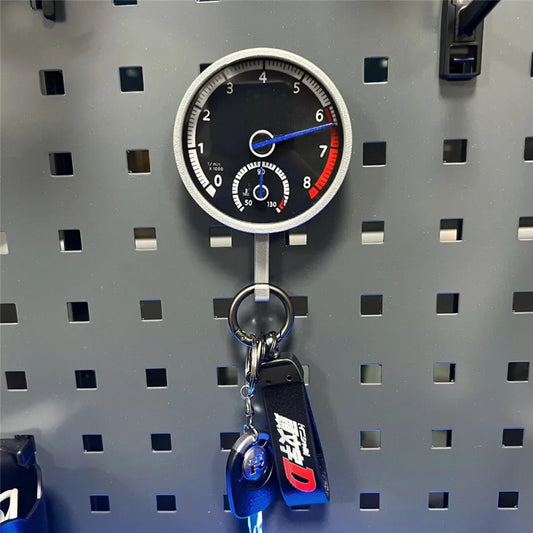 VW Golf R GTI Keychain – Tachometer Key Holder Pendant
