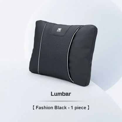 GWM Tank Suede Neck Pillow & Lumbar Support - Black Lumbar