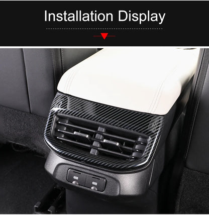 Carbon Fibre-Style Haval H6 Rear Air Vent Frame Trim
