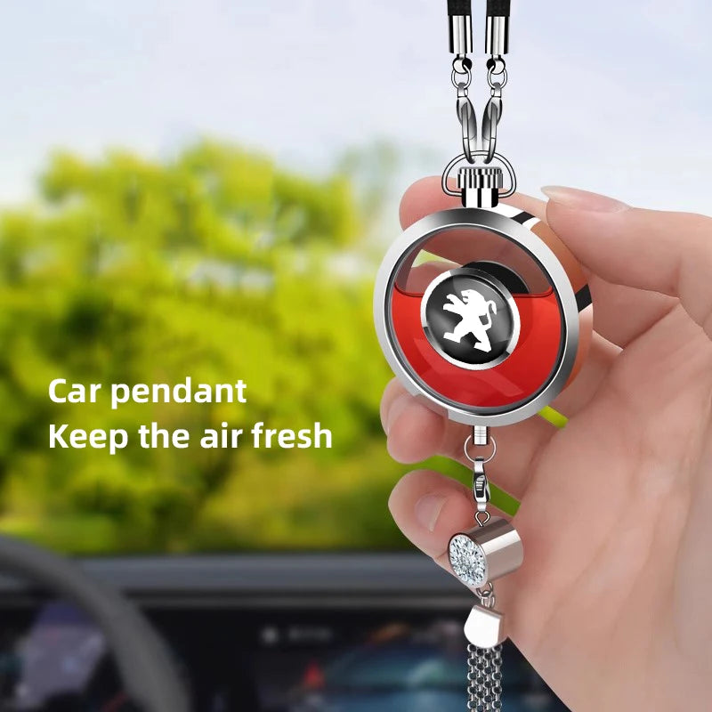 Peugeot Metal Lace Car Air Freshener Hanging Pendant