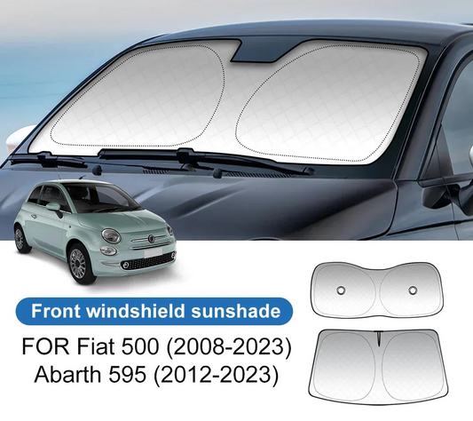 Fiat 500 2008-2023 Abarth 595 Windshield Sunshade UV Protection - Front Windshield